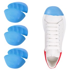 3 Pairs Shoe Filler for Too Big Shoes Women, Shoe Size Reducer Composite Toe Inserts for Shoes Too Big, Toe Cushions Filler Inserts for Women Make Fit Tighter Blister Prevention(Small, Blue)
