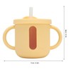 Silicone Sippy Cups Double Handles Lightweight Toddler Training Cup with