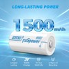 Fuspower CR123A Batteries CR17345 3V 1500mAh Lithium Battery CR17335 DL123A