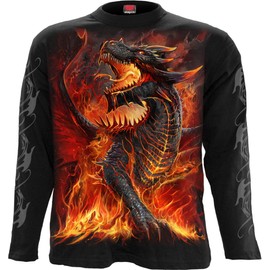 Spiral - Draconis - Longsleeve T-Shirt Black - XL