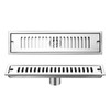 Shower Drain Long Stainless Steel Deodorant Removable Floor Drain for