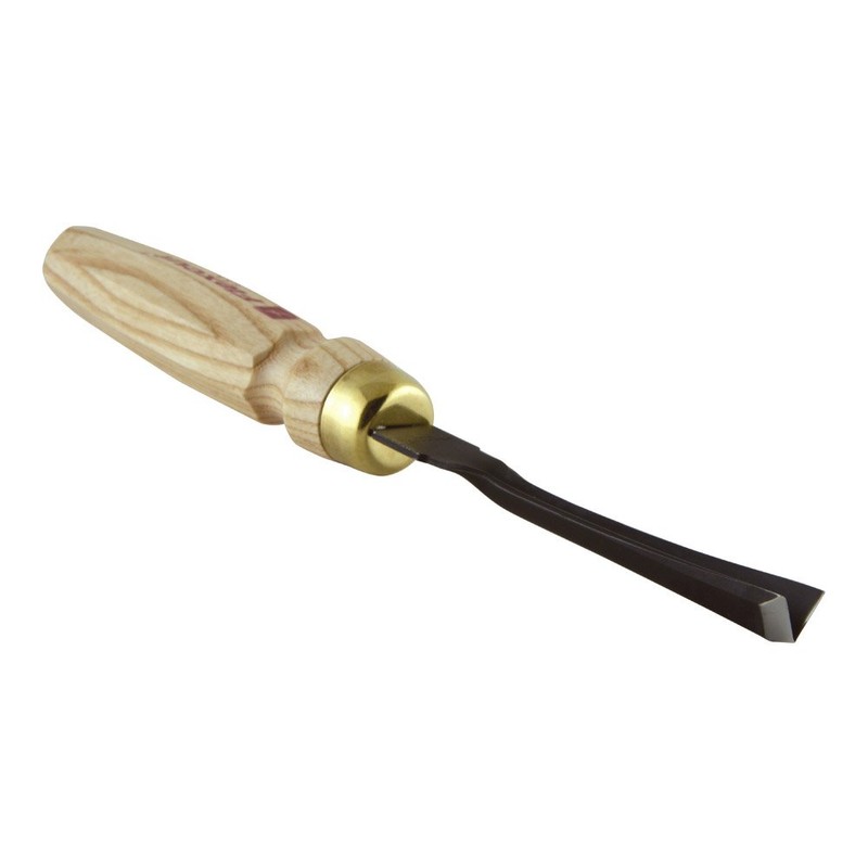 Flexcut Mallet V-Tool, Straight Gouge Chisel, 60 Degrees, 1/2 Inch