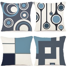 ZWJD 2 Pack of Sofa Cushion Covers 30 x 50 cm Christmas Cushions for Sofa Pillowcases Christmas Cushions Cotton and Linen Cushions for Sofa for Christmas Home Decorations