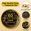 60th Birthday Party Tableware Set,Back in 1964 60th Birthday Party