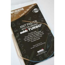 addi Turbo Circular Knitting Needles by SKACEL 12" Size 7