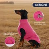 IECOii 2 Pack Dog Sweater Fleece, Warm Vest Coats for