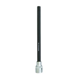 BONDHUS No.43672 Hex Socket Bit, 0.3 inches (8 mm), Insertion Angle: 0.4 inches (9.5 mm), Total Length: 2.6 inches (66 mm), Bit Total Length: 5.9 inches (150 mm), Black Dyed Treatment