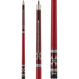 Viper by GLD Products Sinister 58" 2-Piece Billiard/Pool Cue, Burgundy with Pearlized Inlay, 21 Ounce (50-1353-21)