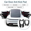 X AUTOHAUX Leather Car Door Anti Kick Pad Sticker for