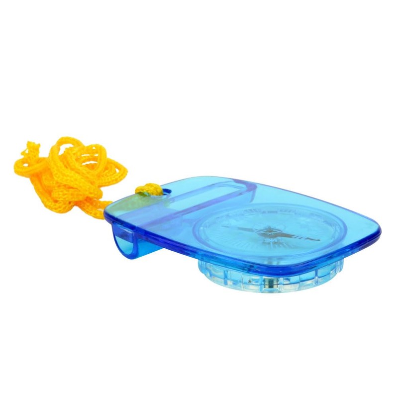 Skywalker Lanyard Compass with Safety Whistle (Blue)