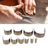 10 Pcs Leather Cutting Mold Hand Made DIY Semi Circular