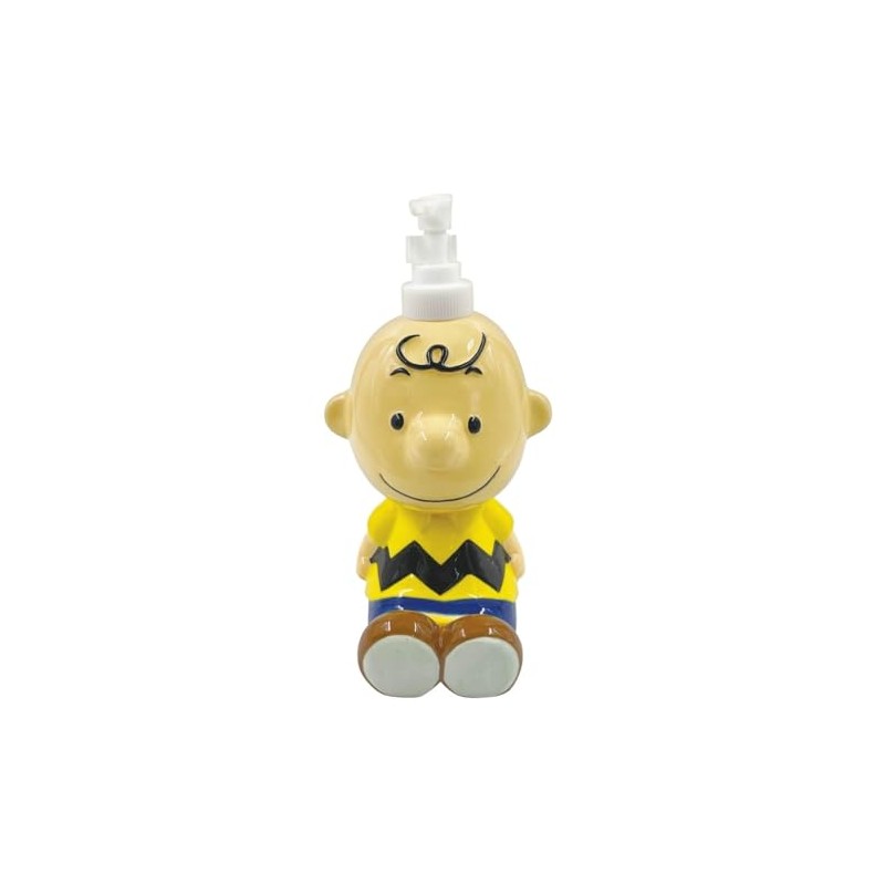 Marimo Craft SPPS-077 Soap Dispenser, Charlie Brown, 4.1 x 7.7