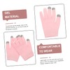 Baluue 1 Pair Warmers Moisturizing Heated Gloves Anti UV Gloves
