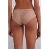 Intimissimi Woman's Lace and Silk Bikini Briefs in Natural, Size
