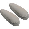 BABERGOU 922 Gray Leather Driver & Passenger Side Armrest Cover