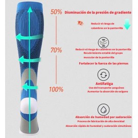 3p Medias Calcetas Compresión U Alivia Varices Y Circulación