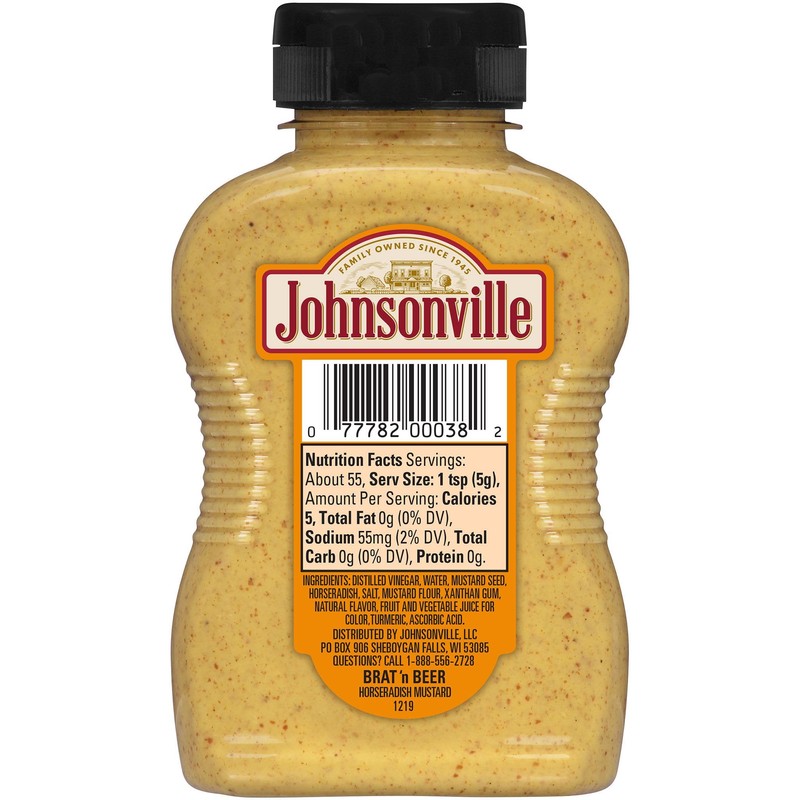 Johnsonville Giddy Up Mustard 9/9.75oz