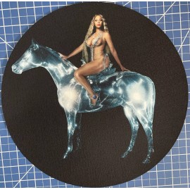 Universal Beyonce Turntable Slipmat for Vinyl Records Fits 12 inch Players DJ Slip Mat