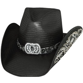 Bullhide Hats Cowboy Hat Cowgirls Fantasy Sizes S - XL, black
