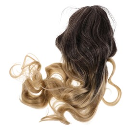 TOVINANNA Womens Long Wavy Wig with Bangs Gradient Synthetic Hair Wig for Parties Festivals and Daily Wear Heat Resistant Soft Texture for Cosplay and Versatile Styling