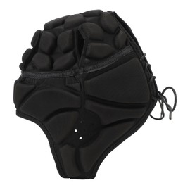 Football Headguard, Rugby Protective Helmet with OK Cloth Neoprene, EVA Sponge, Ear Hole Design for Cycling,Skiing,Sports (L)