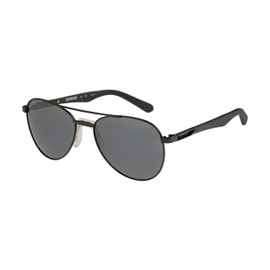 CAT Men's Polarized Pilot Sunglasses, Matte Black, 59 mm