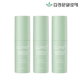 Kim Jeong-mun Aloe 김정문알로에 큐어 2X크림 수분 스틱밤 3개 Kim Jeong-mun Aloe Cure 2X Cream Moisture Stick Balm 3pcs