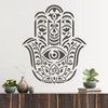 Hamsa Palm Mandala Stencil Template for Walls and Crafts -