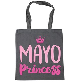 Hippowarehouse Mayo princess Tote Shopping Gym Beach Bag 42cm x38cm, 10 litres
