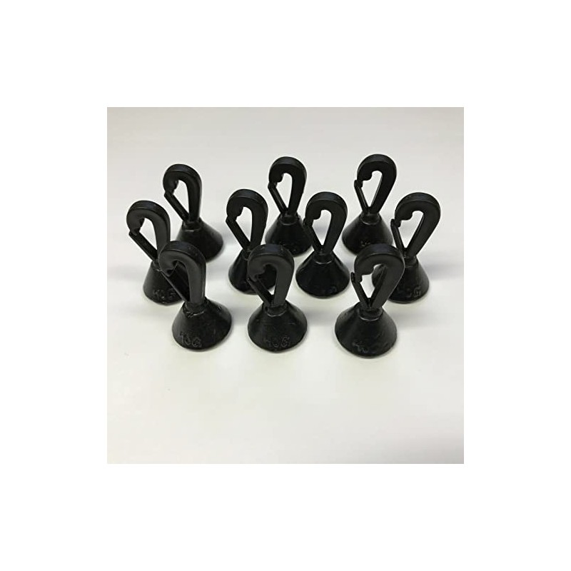 10 x Black Back Leads 40g BackLeads 40 Grams Carp