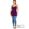 Sugar Sunday 4 Pack Long Cotton Camisole Tank Top with