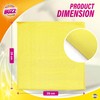 Buzz 15pk Lint Free Cloths Microfibre Yellow Streak Free Glass