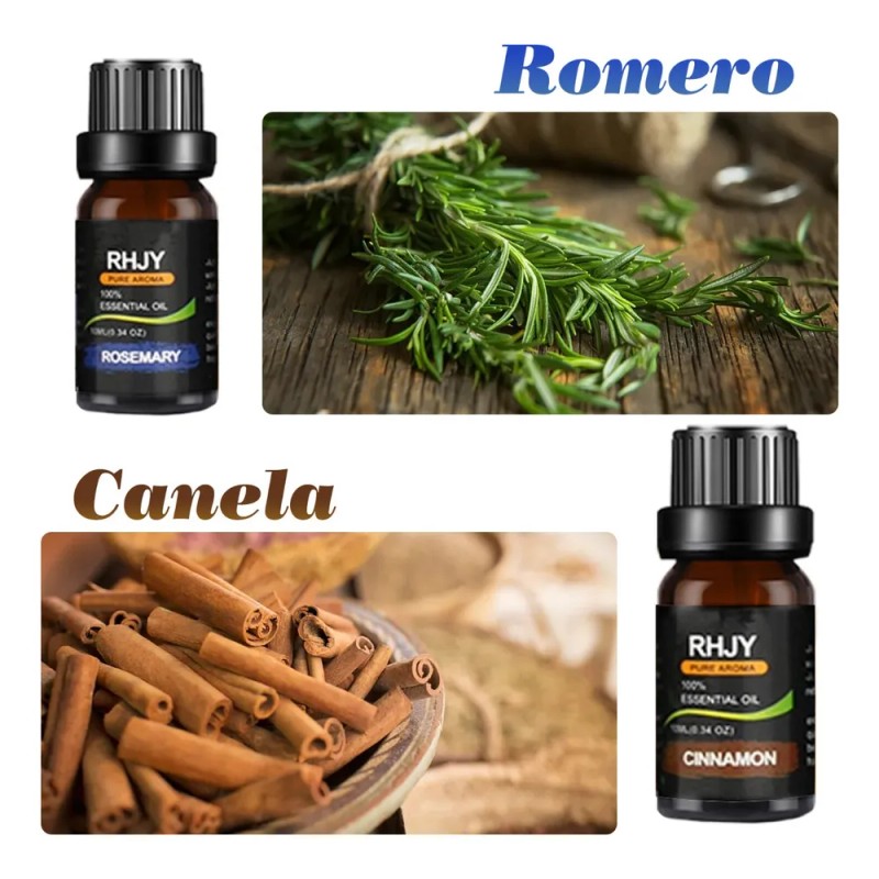 Kit De 14 Aceites Esenciales Aromaterapia 100% Puro 10ml Spa