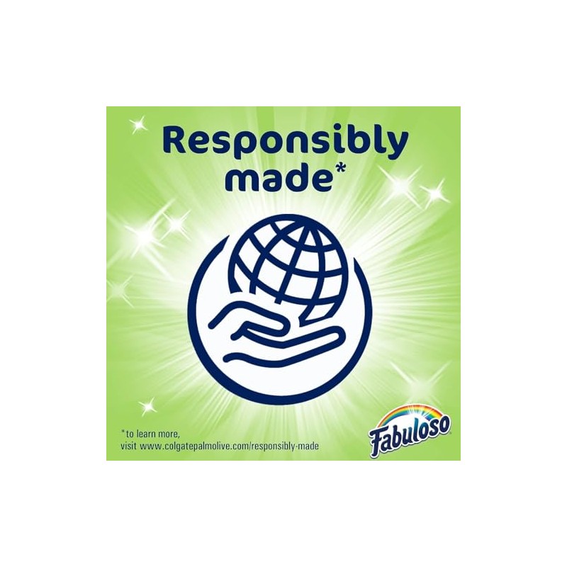 Fabuloso Multi-Purpose Cleaner Concentrate, Floor and Household Surface Cleaner, Makes