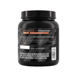 PROWINNER | Amino BCAA Recovery Sabor Mandarina, Suplemento Alimenticio, Postworkout Vitamina E y B6, 11g de Aminoácidos por Porción, Bote de 400g