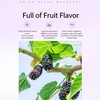 Premium Dried Black Mulberries, 10.58Oz/300g Wild Black Mulberry Fruit with