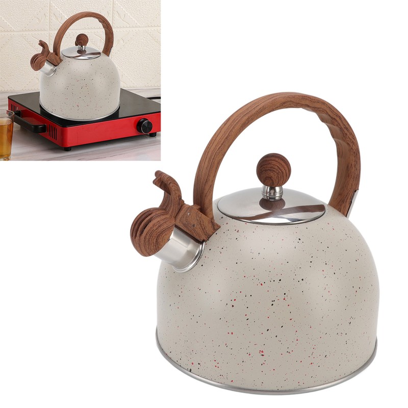 Whistling Kettle 2.5L Capacity Stainless Steel Stovetop Teapot for Water