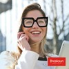 Breaksun - Gafas de luz azul de gran tamaño para