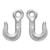 140kg Agricultural Lifting Hook Chain Hooks Round Fast Eye Industrial Grade Crane Hoist Rigging Hook for Factory Lifting, Harbor Lifting, Construction Engineering