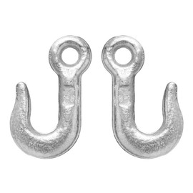 140kg Agricultural Lifting Hook Chain Hooks Round Fast Eye Industrial Grade Crane Hoist Rigging Hook for Factory Lifting, Harbor Lifting, Construction Engineering