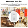 Entrance Doorbell Infrared Motion Sensor Welcome Voice Prompt Alarm Chime