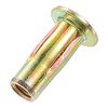 sourcing map Multi-Grip Rivet-Nut, M8 Pre-Bulbed Shank Carbon Steel Color-Zinc-Plated