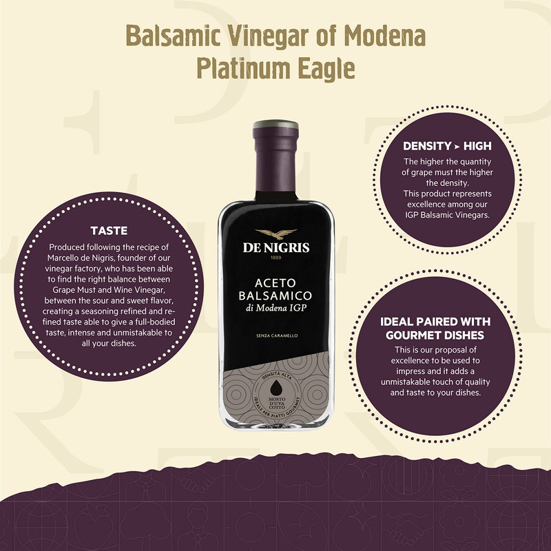 De Nigris Balsamic Vinegar Of Modena Excellence Line - Platinum