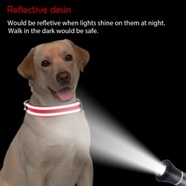 Lionheart glory Dog Collar Reflective Dog Collars Female Male Pet Collar Red Collar Dog Christmas Dog Collar Adjustable Durable Soft Classic Collar for Medium Dogs Pet Gift