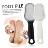Baluue 2pcs Stainless Steel Foot File Board Pedicure Callus Rasp