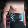 Breathable Nylon Lumbar Lower Back Waist Protection Belt Brace for