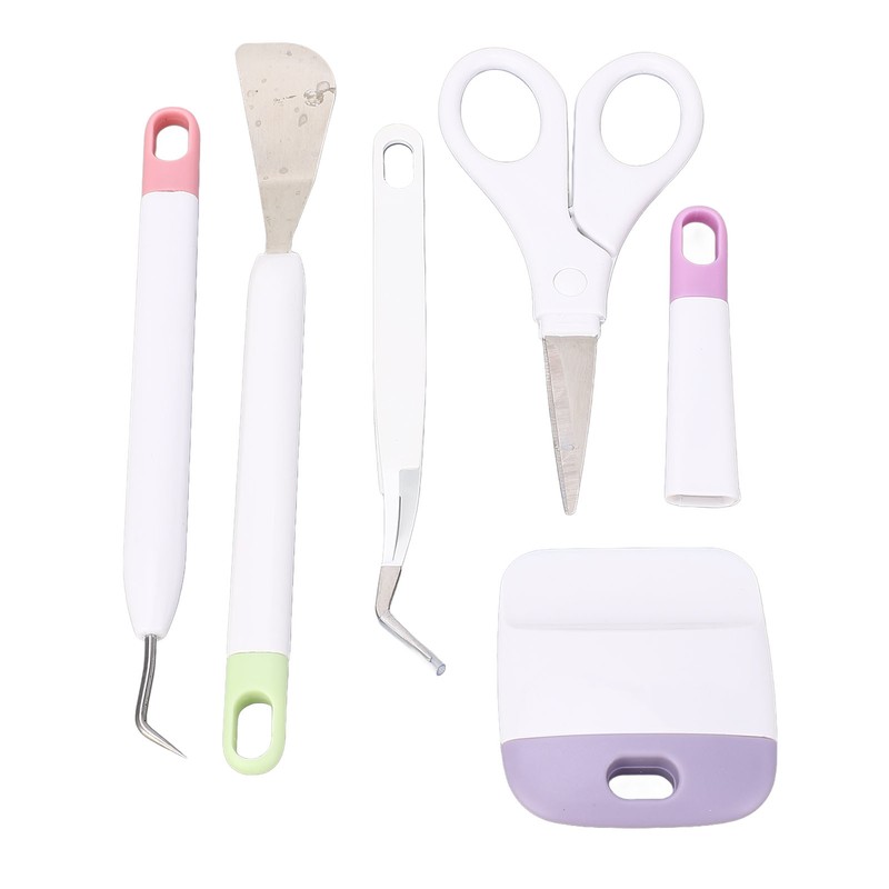 5 Pcs Vinyl Weeding Tool Set Weeder Tweezers Scraper Spatula