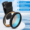 Tongdejing 52mm Clip-on CPL Phone Camera Lens Filter, Universal CPL