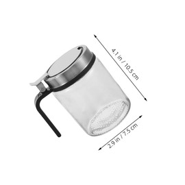 KICHOUSE 3 Sets Glass Spice Containers with Lids and Spoons Stainless Steel Cap Seasoning Organizer for Kitchen Countertop Easy Access Storage for Home Professional Use