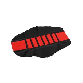 Motoforti Motorcycle Pit Dirt Bike Seat Cover Anti Slip Seat Cushion Red Black Long-lasting